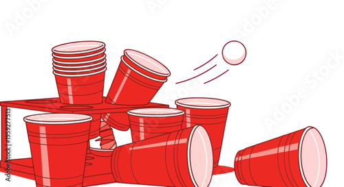 Red Plastic Cups and Ball Game