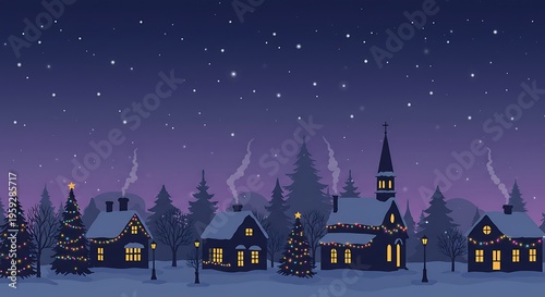 Silent Night, Snowy Village: A Winter's Tale