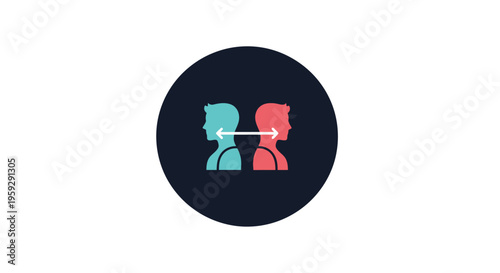Communication and teamwork concept icon.