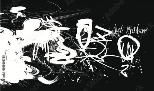 scribble brush green abstract paint texture, Abstraction oil painting, layered mixed media canvas, curved shapes, dotted patterns, soft psychedelic artistic surface