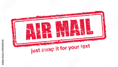 official stamp label red rubber stamp vector with distressed ink texture and clean frame, built for packaging, shipping labels, office paperwork, certification workflows, and commercial branding use.