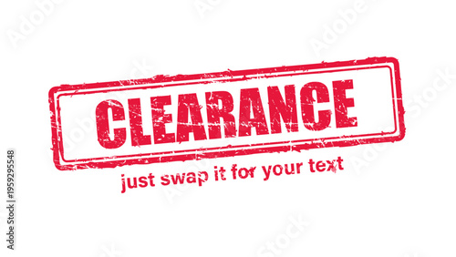 official stamp label red rubber stamp vector with distressed ink texture and clean frame, built for packaging, shipping labels, office paperwork, certification workflows, and commercial branding use.