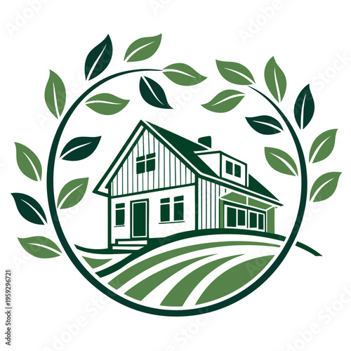 green house with leaves