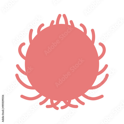 ランブータンのカラーアイコン シンプルでやさしい色合いの南国フルーツ素材