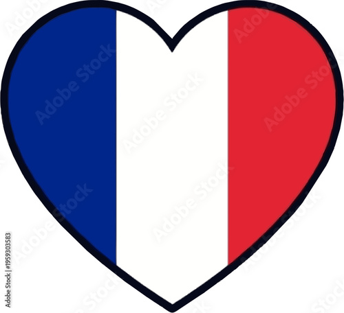 heart with france flag Free Download heart with france flag - GFXLoad