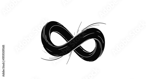 Abstract infinity symbol formed by a road, suggesting endless journey or possibility
