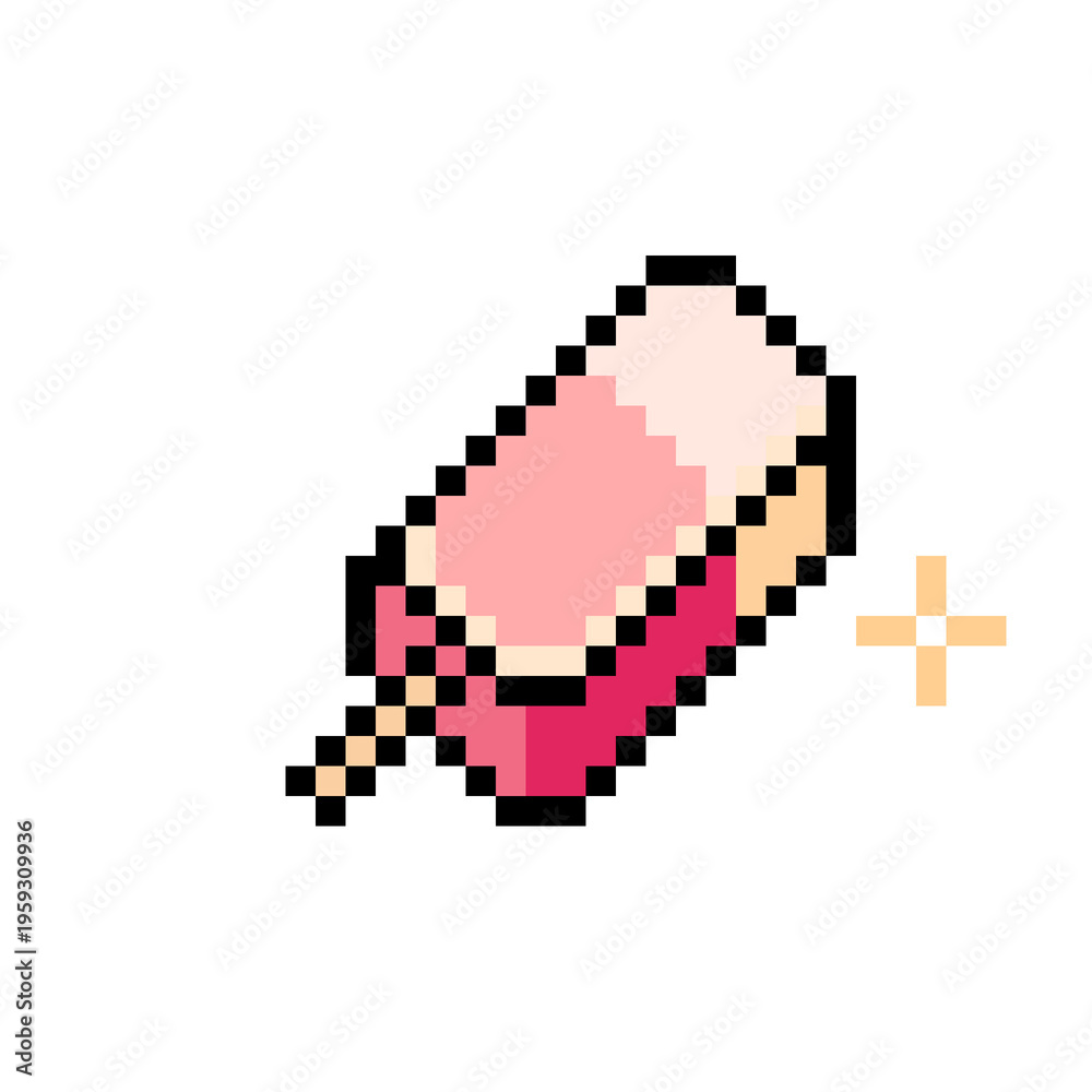 Fototapeta premium pixel art style ice cream images, pixel art style ice cream PNG, 8 bit, 16 bit, 32 bit pixel art style