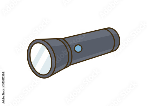 懐中電灯 防災グッズ 照明器具 停電対策 災害イラスト