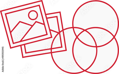 Creative Collage Paper Cut Composition. Abstract Collage Elements Arrangement. Modern Collage Art Composition Set. Vintage Collage Scrap Style Layout. Artistic Collage Mixed Elements Set. Minimal Coll