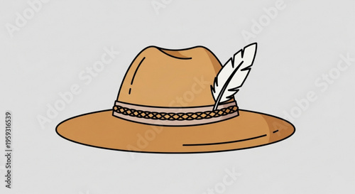 illustration of a cowboy hat