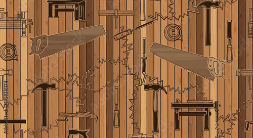 Brown Wooden Architectural Model Pieces.