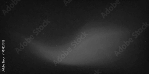 Texture effect grainy gradient background, dark white gray monochrome abstract noise texture Black