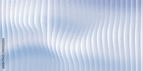 Vector texture background with soft blue gradient, vertical ripple lines and frosted translucent effect.  bright gradient