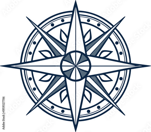 Classic Compass Navigation Tool Set. Vintage Compass Direction Instrument. Compass Navigation Symbol Collection. Magnetic Compass Travel Equipment. Compass Direction Indicator Design. Nautical Compass