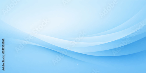 Abstract digital vector illustration featuring a flowing blue wave design with light curves and motion lines on a textured technology backdrop template