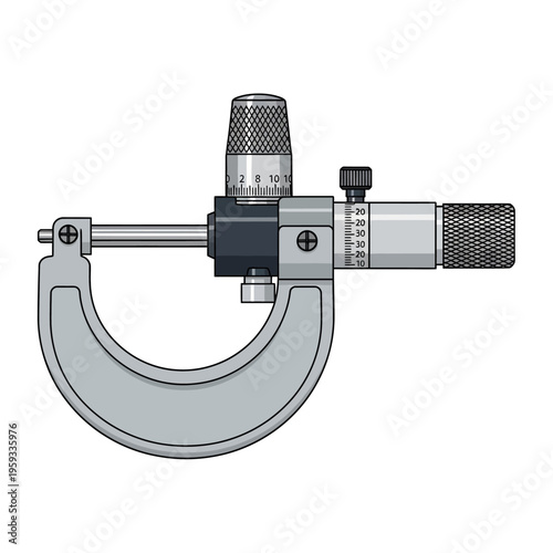 Micrometer Measuring Instrument Precision Tool.