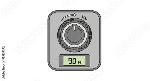 Digital Kitchen Timer with Dial Control.