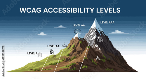 Understanding WCAG Accessibility Levels A Visual Guide to Web Content Guidelines