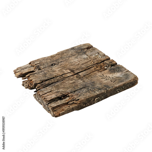 old wooden plank
