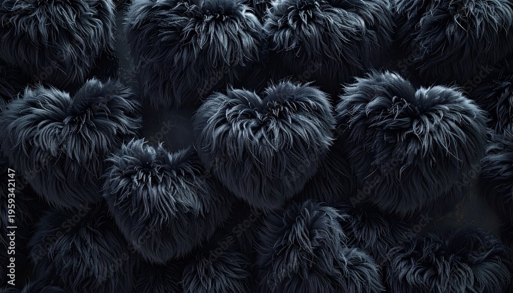 Fototapeta premium black heart shape