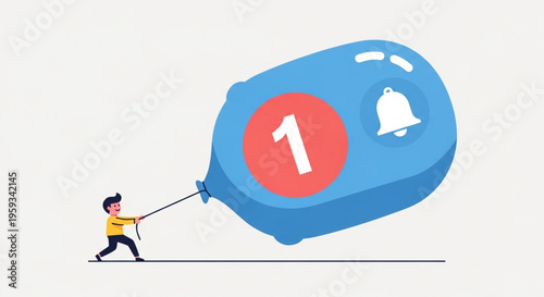 business man pushing a button