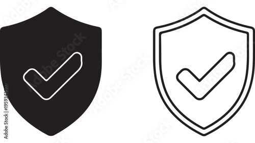 Free Download Shield icon with checkmark with transparent background - GFXLoad