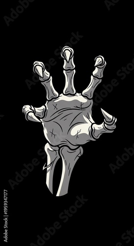 Edgy Skeleton and Grim Reaper Illustrations with Sarcastic Quotes, Dark Urban Streetwear Graphic Design