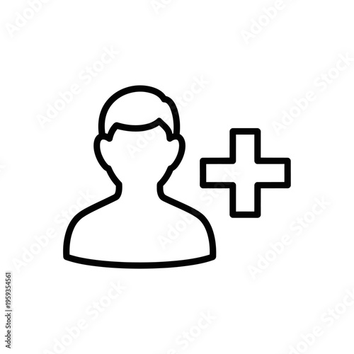 Medical Professional Icon Representing Healthcare and Wellness Services