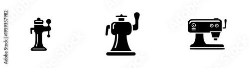 Industrial Silhouette: The Art of Meat Grinding