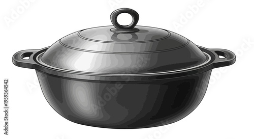 Cast Iron Dutch Oven with Lid