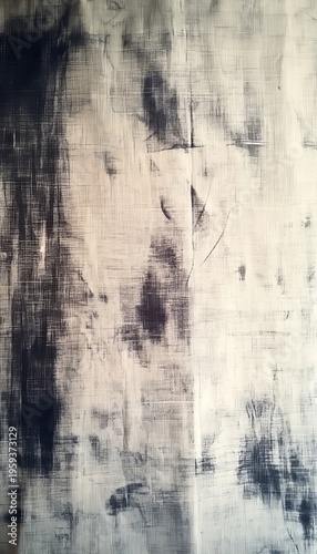 Subtle Grunge Canvas Texture Seamless Background with Dark Blots for Minimalistic Artistic Designs