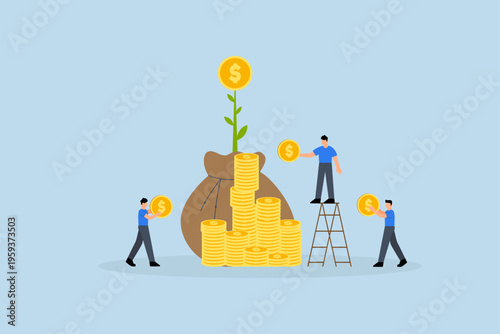 Mutual fund, Individuals invest in mutual funds where their money can grow like sprout