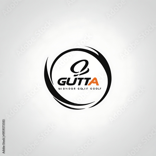 MASTERS championship golf tournament logo with prestigious sporting elegance

