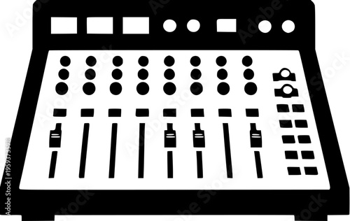 Audio Mixing Station: A Professional Soundboard Setup