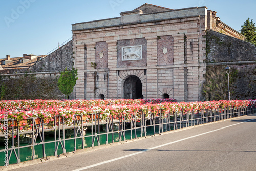 Peschiera del Garda is a town and commune in the province of Verona, in Veneto, Italy.