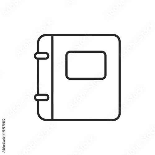 Minimalistic Notebook Sketch for Creative Writing and Note-taking