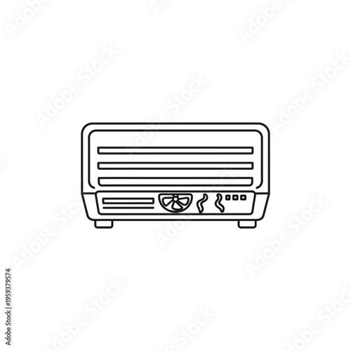 Modern Air Conditioner Unit for Indoor Climate Control and Home Comfort