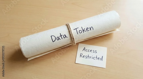 Data Token Scroll With Access Restricted Note