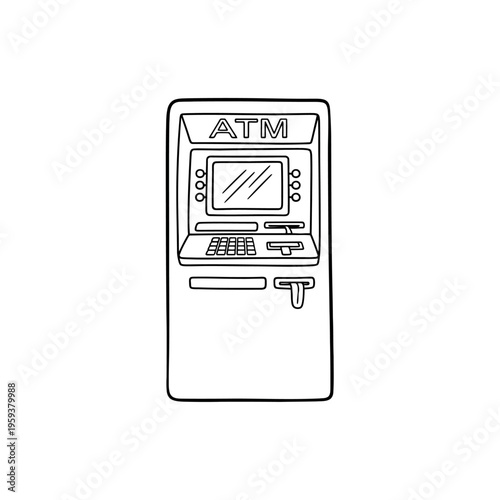 Modern Automated Teller Machine (ATM) Interface for Banking Transactions