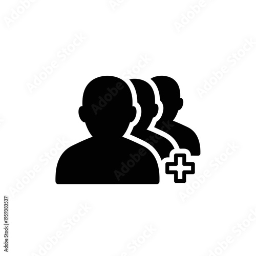 Professional Group of Healthcare Providers Icon for Medical and Health Services