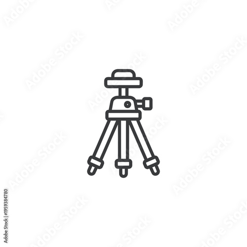 Professional Surveyor Equipment on Tripod for Construction and Engineering Projects