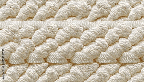 Elegant Ivory Woven Cotton Canvas with Seamless Grain and Delicate Weave for Textile Design Projects