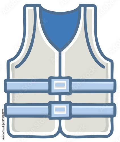 Iconic Design of Safety Life Vest for Water Activities and Boating Apparel for Secure Adventure