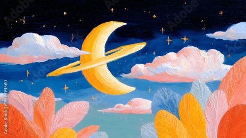 lily on the sky