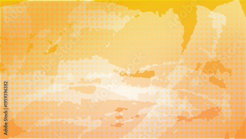 Abstract Pixel Texture, warm rayograph style digital background with blocky pattern for modern graphic design. Vector illustration Vector