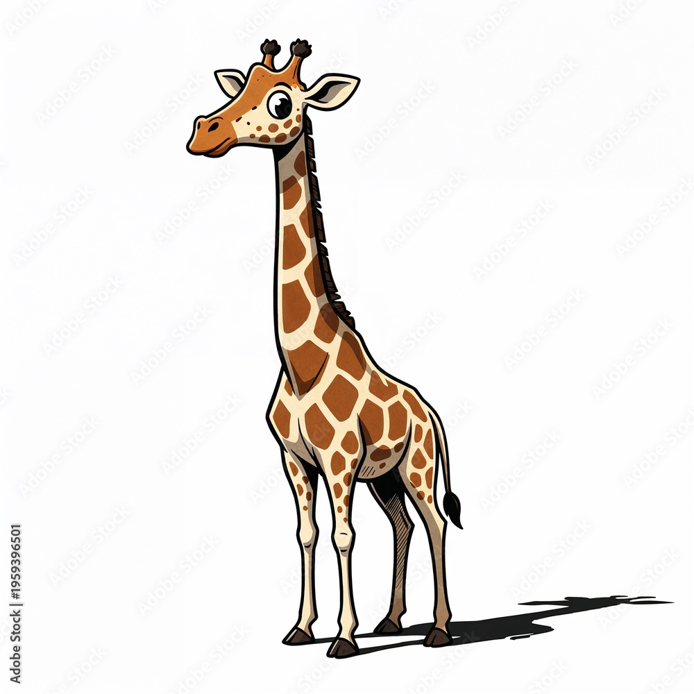 Obraz premium giraffe vector illustration