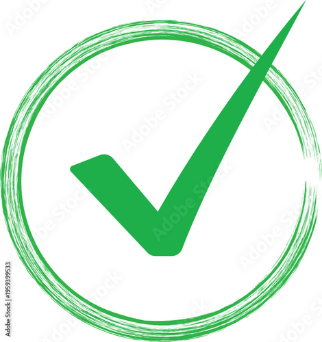 Green Checkmark Icon in Circle