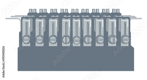 Battery Pack with Multiple Cylindrical Cells.