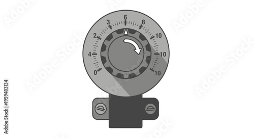 Timer Dial Control Knob Device.