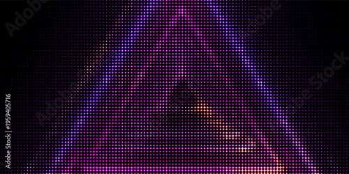 LED screen dots abstract background, 3d rendering computer generating, LED display technology colorful display